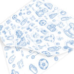 Papel Grado Alimenticio Medida 30x30 cm con Diseño Genérico Baby Shower - Image 3