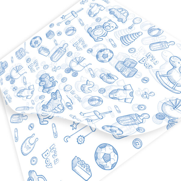 Papel Grado Alimenticio Medida 30x30 cm con Diseño Genérico Baby Shower - Image 3