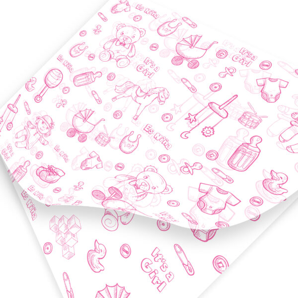 Papel Grado Alimenticio Medida 30x30 cm con Diseño Genérico Baby Shower - Image 2