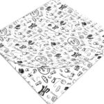 100 Hojas de Papel Grado Alimenticio Medida 30x30 cm con Diseños Genéricos* - Image 15