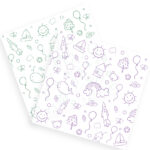 Papel Grado Alimenticio Medida 30x30 cm con Diseño Genérico Día del Niño