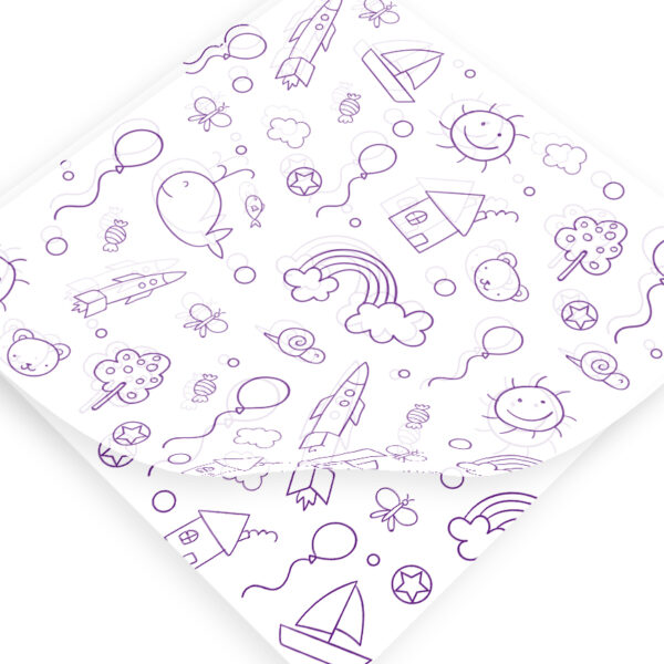 Papel Grado Alimenticio Medida 30x30 cm con Diseño Genérico Día del Niño - Image 3