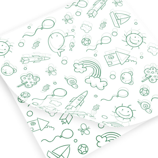 Papel Grado Alimenticio Medida 30x30 cm con Diseño Genérico Día del Niño - Image 2