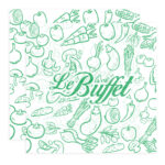 Papel Grado Alimenticio Medida 30x30 cm con Diseño Genérico Ensaladas - Image 2