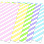 Papel Grado Alimenticio Medida 30x30 cm con Diseño Genérico de Rayas