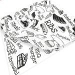 Papel Grado Alimenticio Medida 30x30 cm con Diseño Genérico Ribs - Image 3