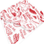 Papel Grado Alimenticio Medida 30x30 cm con Diseño Genérico Ribs - Image 2