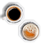 BLONDA O PORTAVASO PERSONALIZADO 1 TINTA HEXAGONAL 8 CM - Image 2