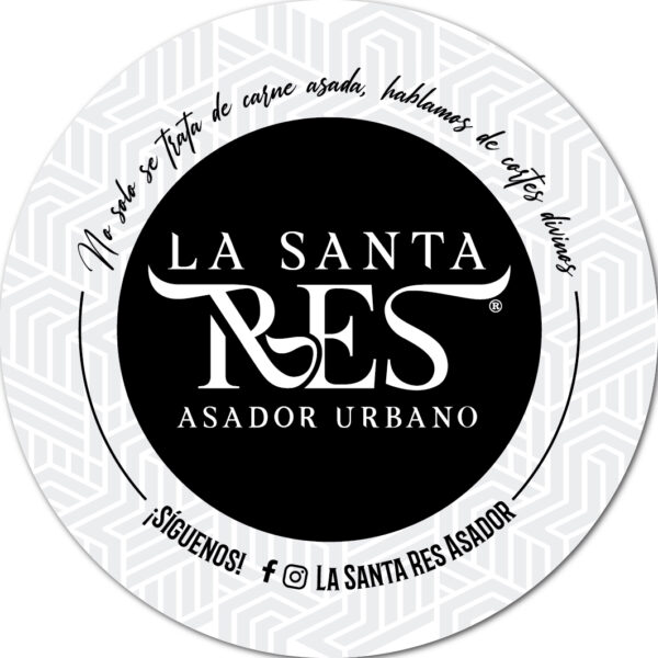 BLONDA O PORTAVASO PERSONALIZADO 1 TINTA CIRCULAR 9 CM - Image 2