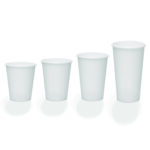 Vaso De Papel Blanco Para Bebida Fría o Caliente 16 OZ