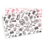 Papel Grado Alimenticio con diseño generico de alimentos gramaje de 23 g, medida 22x34cm - Image 4