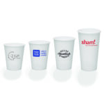 Vaso de papel impreso a 1 tinta, 8 oz, 10 oz, 12 oz, 16 oz, 1,000 piezas