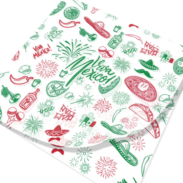 100 Hojas de Papel Grado Alimenticio Medida 30x30 cm con Diseños Genéricos* - Image 12