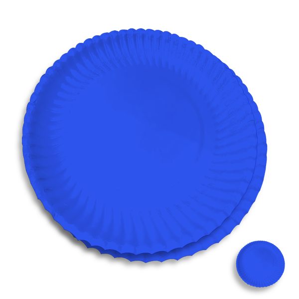 Plato Biodegradable de Cartón N°3 a Color liso Medida 16.5 cm de diametro - Image 5