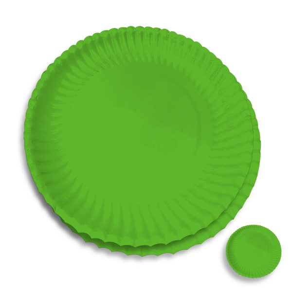 Plato Biodegradable de Cartón N°3 a Color liso Medida 16.5 cm de diametro - Image 6