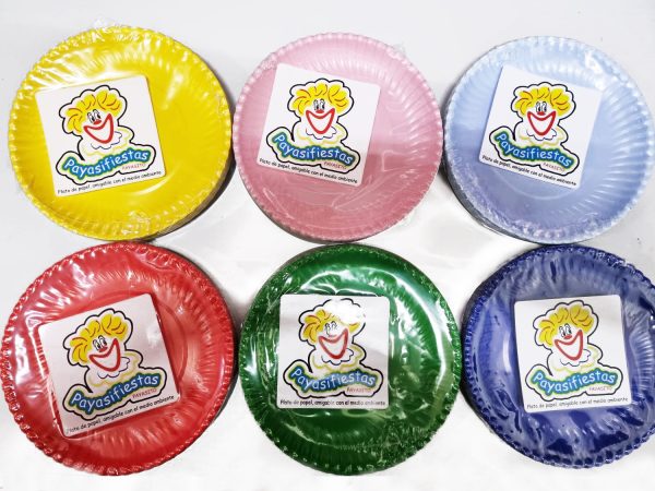 Plato Biodegradable de Cartón N°3 a Color liso Medida 16.5 cm de diametro - Image 9