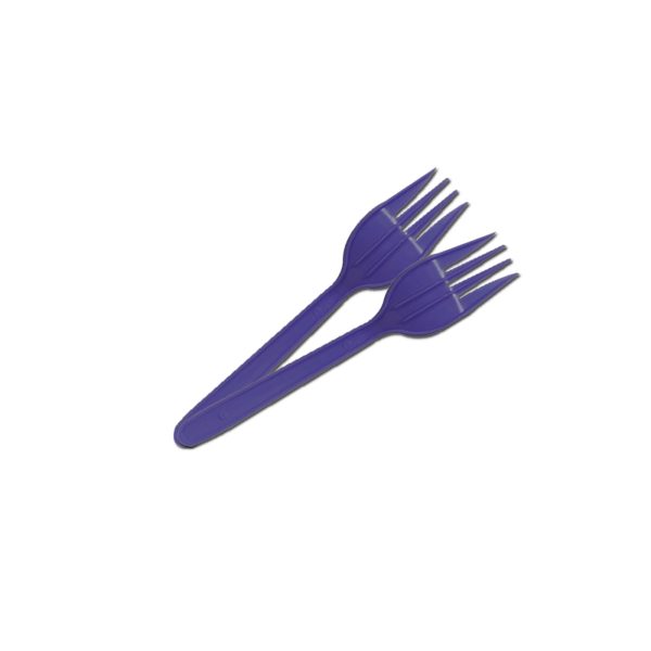 TENEDOR DE PLASTICO MEDIANO DE COLOR (PAYASIFIESTAS) - Image 11