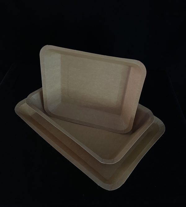 500 BANDEJAS KRAFT No, 4 17.2x15+2.6 cm - Image 2