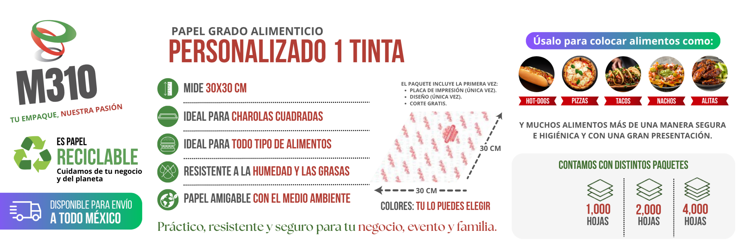 Infografía Diseño Personalizado - 30x30 CM Infografía Diseño Personalizado - 30x30 CM