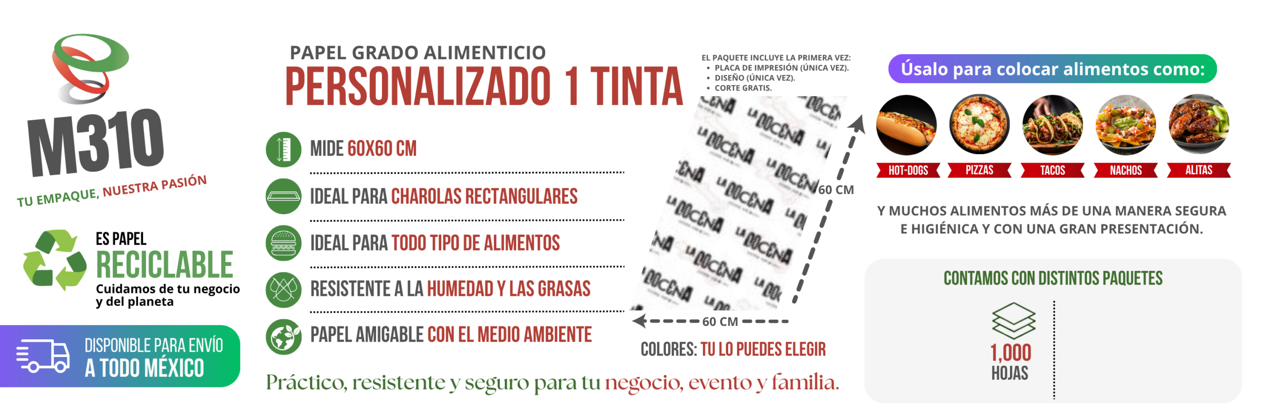 Infografía Diseño Personalizado - 60x60 CM
