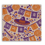 PAPEL GRADO ALIMENTICIO DISEÑO GENERICO PAPEL PICADO 30X30 CM - Image 5